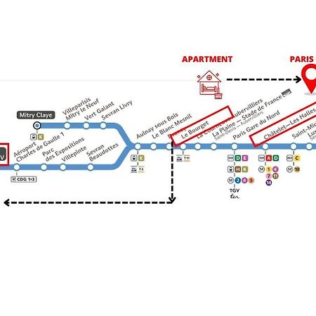 Studio 10Min Paris Centre I Cdg Drancy Zewnętrze zdjęcie