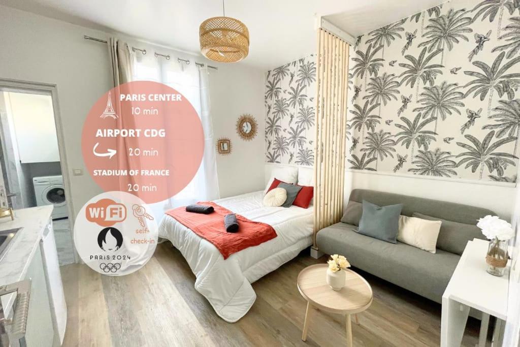 Studio 10Min Paris Centre I Cdg Drancy Zewnętrze zdjęcie